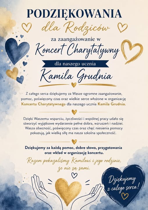 podziekowania